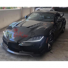 TV Style Carbon Fiber (Cfrp) Hood For Toyota GR Supra A90 A91 MK5 2019-2024