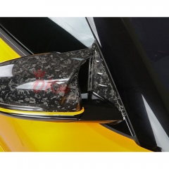 Dry Carbon Fiber A-pillar Triangle Window Trim Cover For Toyota GR Supra A90 A91 MK5 2019-2024