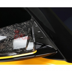Dry Carbon Fiber A-pillar Triangle Window Trim Cover For Toyota GR Supra A90 A91 MK5 2019-2024