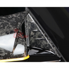 Dry Carbon Fiber A-pillar Triangle Window Trim Cover For Toyota GR Supra A90 A91 MK5 2019-2024