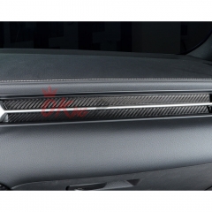 Dry Carbon Fiber Interiors Kits Passenger AC Trim Cover For Toyota GR Supra A90 A91 MK5 2019-2024