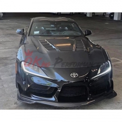 TV Style Carbon Fiber (Cfrp) Hood For Toyota GR Supra A90 A91 MK5 2019-2024