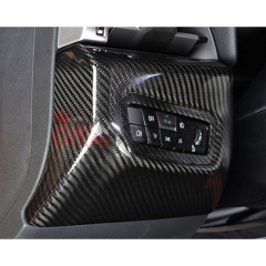 Dry Carbon Fiber Interiors Kits Headlight Power Switch Panel Cover For Toyota GR Supra A90 A91 MK5 2019-2024