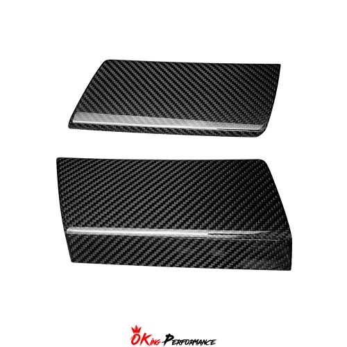 Dry Carbon Fiber Interiors Kits B-pillar Cover Trim For Toyota GR Supra A90 A91 MK5 2019-2024