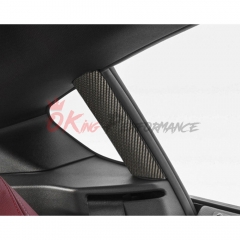 Dry Carbon Fiber Interiors Kits B-pillar Cover Trim For Toyota GR Supra A90 A91 MK5 2019-2024