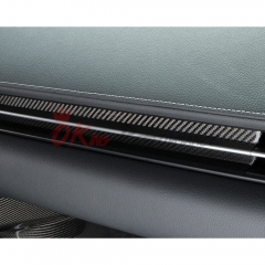 Dry Carbon Fiber Interiors Kits Passenger AC Trim Cover For Toyota GR Supra A90 A91 MK5 2019-2024