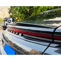 OD V2 Style Dry Carbon Fiber Rear Spoiler Trunk Wing For Porsche Panamera 976 2024-On