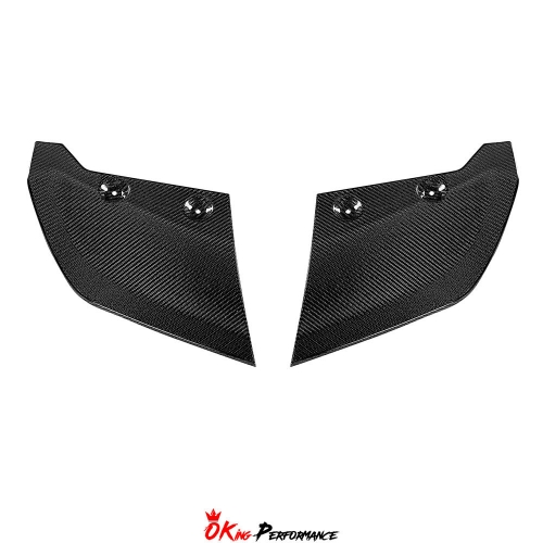 Carbon Fiber Rear Bumper Splitter Spats For Audi R8 2016-2019