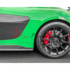 GT RWD Style Dry Carbon Fiber Side Skirt For Audi R8 2020-2024