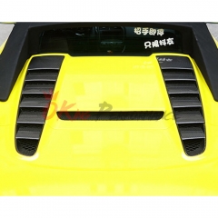 Dry Carbon Fiber Rear Engine Vent For Audi R8 Spyder V10 2010-2015