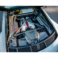 Dry Carbon Fiber Replacement Engine Bay Set For Audi R8 2016-2019