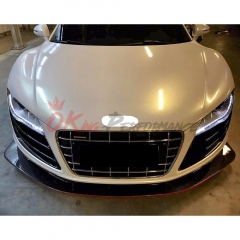 Artisan Spirit (Liberty Walk) Style Carbon Fiber Front Lip For Audi R8 2007-2015