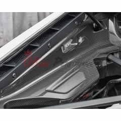 Dry Carbon Fiber Replacement Engine Bay Panel Pair For Audi R8 2016-2024