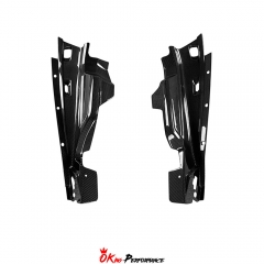 Dry Carbon Fiber Replacement Engine Bay Panel Pair For Audi R8 2016-2024