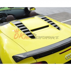 Dry Carbon Fiber Rear Engine Vent For Audi R8 Spyder V10 2010-2015
