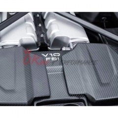 Dry Carbon Fiber Engine Cover For Audi R8 2019-2024