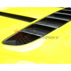 Dry Carbon Fiber Rear Engine Vent For Audi R8 Spyder V10 2010-2015