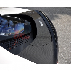 OEM Style Dry Carbon Fiber Style Rear Spoiler For Ferrari SF90