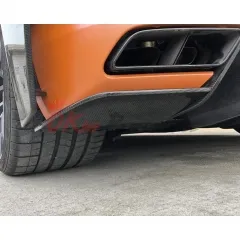 Carbon Fiber Rear Bumper Splitter Spats For Audi R8 2016-2019