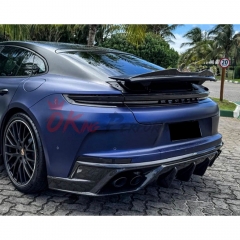 OD V1 Style Dry Carbon Fiber Rear Diffuser For Porsche Panamera 976 2024-On
