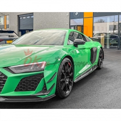 GT RWD Style Dry Carbon Fiber Side Skirt For Audi R8 2020-2024