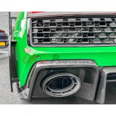 GT RWD Style Dry Carbon Fiber Rear Bumper Canards Splitter For Audi R8 2020-2024