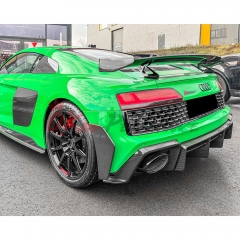 GT RWD Style Dry Carbon Fiber Rear Diffuser For Audi R8 2020-2024