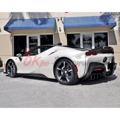 OEM Style Dry Carbon Fiber Rear Diffuser For Ferrari SF90