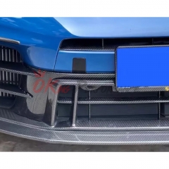 OEM Style Dry Carbon Fiber Front Bumepr Lower Grille For Porsche Panamera 976 2024-On