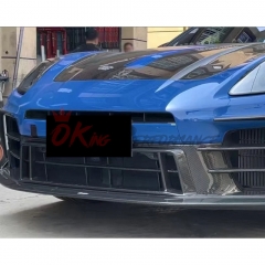 OEM Style Dry Carbon Fiber Front Bumepr Lower Grille For Porsche Panamera 976 2024-On
