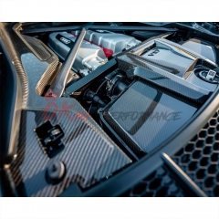 Dry Carbon Fiber Replacement Engine Bay Set For Audi R8 2016-2019