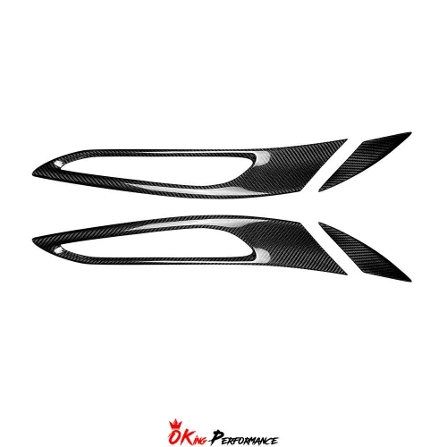 Novitec Style Dry Carbon Fiber Hood Vent Trim For Ferrari 812 Superfast GTS 2017-2023