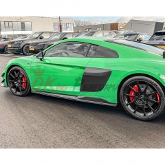 GT RWD Style Dry Carbon Fiber Side Skirt For Audi R8 2020-2024
