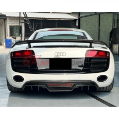 Regula GT Style Carbon Fiber Rear Spoiler For Audi R8 2007-2015