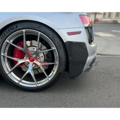 Carbon Fiber Rear Bumper Side Vent Spats For Audi R8 V10 2016-2019