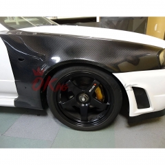 Nismo Z-Tune Style Carbon Fiber Front Fender For Nissan R34 GTR 1998-2002