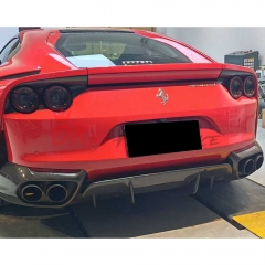 OEM Style Dry Carbon Fiber Rear Diffuser For Ferrari 812 Superfast GTS 2017-2023