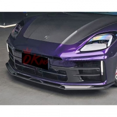 OEM Style Dry Carbon Fiber Front Bumepr Lower Grille For Porsche Panamera 976 2024-On