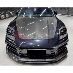 Dry Carbon Fiber Headlights Eyebrow Cover Trim For Porsche Panamera 976 2024-On