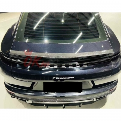 OD V1 Style Dry Carbon Fiber Rear Spoiler Trunk Wing For Porsche Panamera 976 2024-On