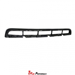 OEM Style Dry Carbon Fiber Front Bumepr Upper Grille For Porsche Panamera 976 2024-On