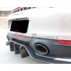 MIW Style Dry Carbon Fiber Rear Diffuser For Porsche 911 992 Carrera S 2019-2023
