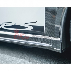 CMST Style Carbon Fiber Side Skirt For Porsche 911 GT3RS 991 2018-2020