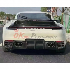 BraBx Style Dry Carbon Fiber Aero Body Kit For Porsche 911 992 Carrera 2019-2023
