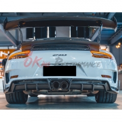 CMST Style Carbon Fiber Rear Diffuser For Porsche 911 GT3RS 991 2018-2020