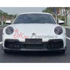 BraBx Style Dry Carbon Fiber Aero Body Kit For Porsche 911 992 Carrera 2019-2023