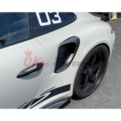 CMST Style Carbon Fiber Side Air Intake Vents For Porsche 911 GT3RS 991 2018-2020