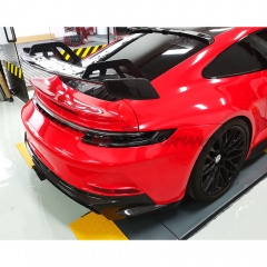 GT3 Style Dry Carbon Fiber With Full Primer Rear Bumper For Porsche 911 992 Carrera S 2019-2023