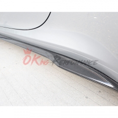 MIW Style Dry Carbon Fiber Side Skirt For Porsche 911 992 Carrera S 2019-2023