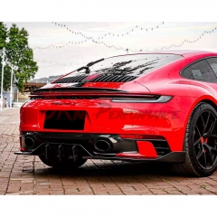 MIW Style Dry Carbon Fiber Trunk Spoiler For Porsche 911 992 Carrera S 2019-2023